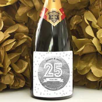 Personalised Anniversary Bubbles Labels, 3 of 7