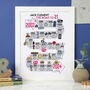 21st Birthday Personalised Print ‘The Road To 21’, thumbnail 1 of 6