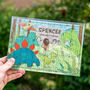 Personalised Wooden Learn About Dinosaurs Puzzle, thumbnail 3 of 8