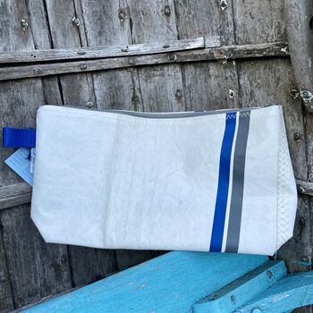 No1 Large Upcycled Versatile Sailcloth Pouch, 6 of 7