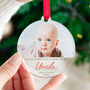 Personalised First Christmas As Uncle Bauble With Baby Photo, thumbnail 1 of 6