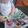 Nursery Times Crinkly Newspaper Farm Animals, thumbnail 1 of 6