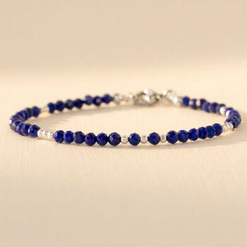Skinny Lapis Lazuli Bracelet, 3 of 9
