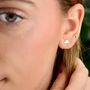 Sterling Silver Cloud Stud Earrings, thumbnail 1 of 6