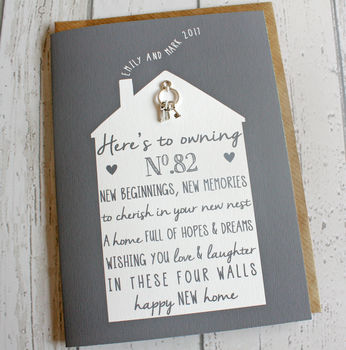 Personalised Happy New Home Card, 2 of 11