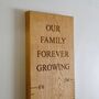 Personalised Wooden Height Chart, thumbnail 1 of 5