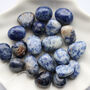 Sodalite Crystal Tumblestone Gift With Pouch And Card, thumbnail 10 of 10