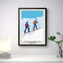 Personalised Ski Touring Art Print, thumbnail 2 of 6