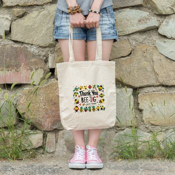 Thank You For Bee Ing A Great Teacher Tote Bag, 6 of 7