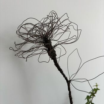 Handmade Wire Peonie Flower, 6 of 11