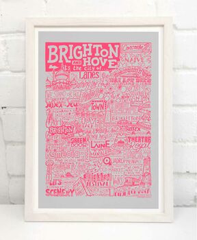 Brighton And Hove Landmarks Print, 10 of 11