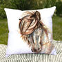 Inky Horse Outdoor Cushion For Garden Furniture, thumbnail 6 of 9