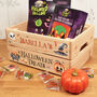 Personalised Watercolour Halloween Trick Or Treat Crate, thumbnail 1 of 4