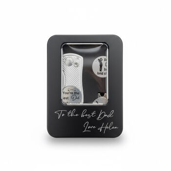 Personalised Golf Gift Set, Markers And Repair Tool, 10 of 10