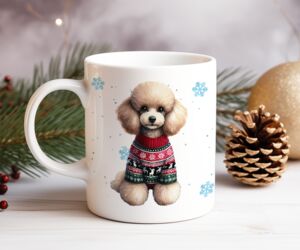 Poodle christmas jumper hotsell