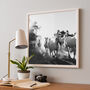 Galloping Camargue Horses Photograph, thumbnail 4 of 4