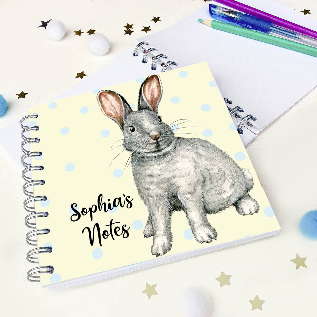 Bunny Rabbit Notebook, 1 of 3