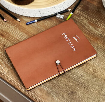 Best Man Personalised Notebook, 2 of 6
