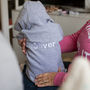 Personalised Baby Hoodie Embroidered On Reverse, thumbnail 1 of 8
