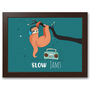 Sloth Personalised Lap Tray With Cushion, thumbnail 6 of 7