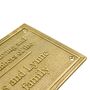 Personalised Memorial Brass Wall Plaques, thumbnail 6 of 8