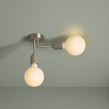 Langham Two Arm Angled Ceiling Light, 6 of 6