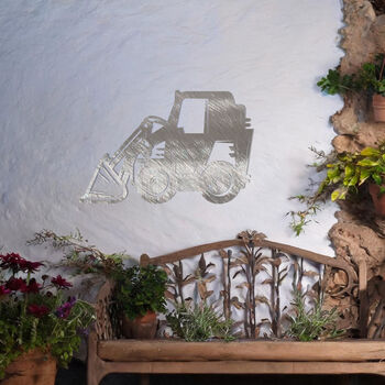 Metal Digger Garden Decor Wall Art Gift For Outdoor Display, 6 of 10