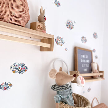 Liberty Fabric Cloud Wall Stickers, 6 of 8