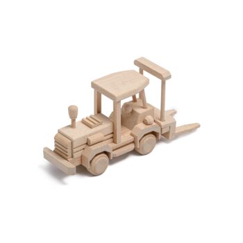 Handmade Large Wooden Forklift Truck Toy, 2 of 2