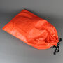 Black Leather Laptop Messenger Bag With Orange Zip, thumbnail 4 of 8