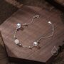 Sterling Silver Aurora Borealis Ab Crystal Bracelet, thumbnail 6 of 11