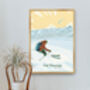 Val Thorens Ski Resort France Travel Poster Art Print, thumbnail 5 of 8