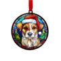 Jack Russell In Santa Hat Suncatcher Decoration, thumbnail 6 of 6