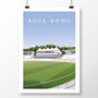 The Rose Bowl Hampshire Cricket Poster, thumbnail 2 of 7