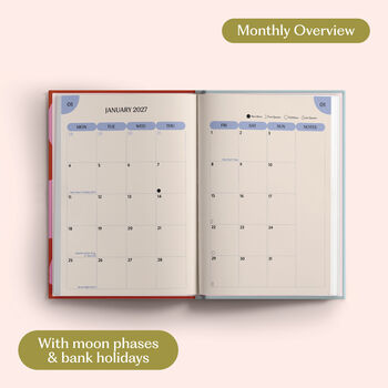 2027 Diary | A5 Hardcover Week To View | Les Fleurs, 4 of 7