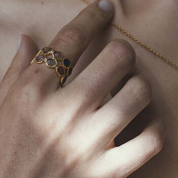 Tourmaline Tapestry Ring, 10 of 12