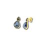 The Alana Gold Plated Earrings, thumbnail 2 of 4