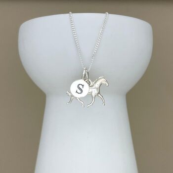 Personalised Horse Sterling Silver Necklace, 4 of 5