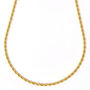 18k Gold Vermeil Plated Rope Chain Necklace, thumbnail 2 of 6