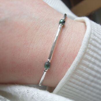 Emerald Gemstone Bracelet, 5 of 5