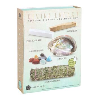Divine Energy Smudge And Stone Wellness Kit, 4 of 4
