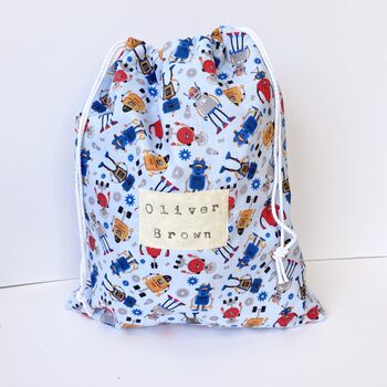 Personalised Swim Bag, Waterproof Lined Drawstring Bag, 7 of 12