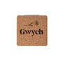No Place Like Wales 'Gwych' Cork Compact Mirror | Gift Boxed | Travel Friendly | Handbag Accessory, thumbnail 2 of 2