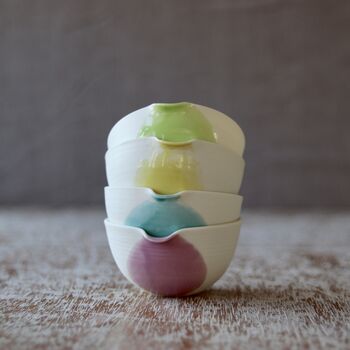 Handmade Porcelain Watercolour Cooks Bowl, 2 of 6