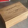 Personalised Oak Christmas Box, thumbnail 4 of 10