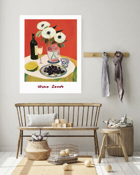 Wine Lover Kitchen Art Print, 2 of 6
