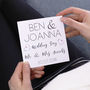 Personalised Typography Engagement Card, thumbnail 2 of 3