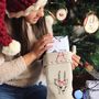 Personalised Hand Embroidered Christmas Stockings, thumbnail 1 of 10