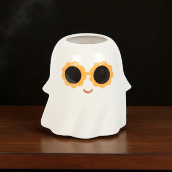 White Ghost Flower Vase Spooky Halloween Decor, 2 of 4