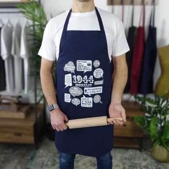 'Events Of 1944' 80th Birthday Gift Apron, 2 of 8